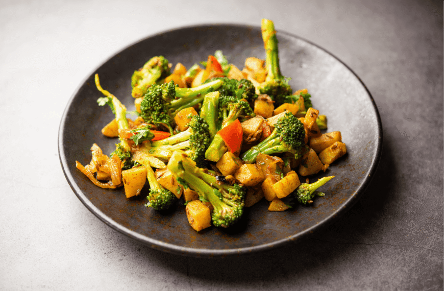 Indian Broccoli Alo